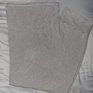 Calvin Klein striped wide leg pants size large.